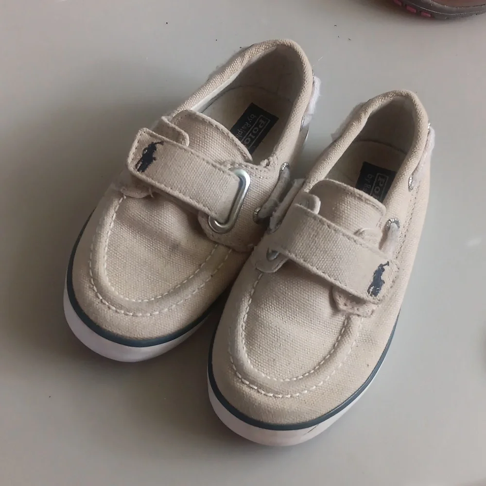 Polo canvas boat shoes